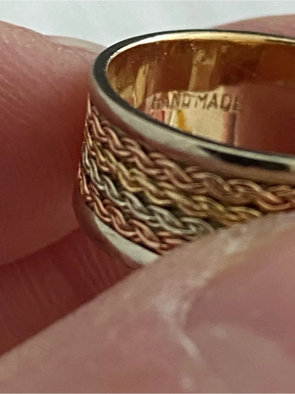 14 K solid gold ring